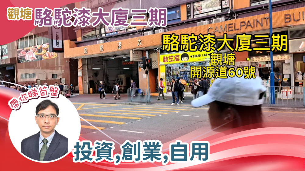 駱駝漆大廈 3期|工商樓盤|中原工商舖
